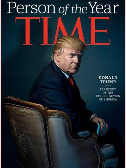 Donald Trump on the Time cover