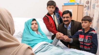After initial surgery in Pakistan for her injuries in 2012, she was transferred to the UK for her recovery