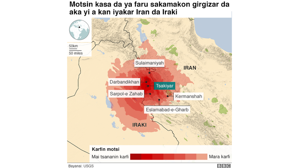 Map Iran/Iraq