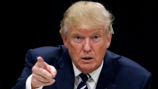 Donald Trump akiwa Manchester, New Hampshire, mnamo 28 Oktoba 2016