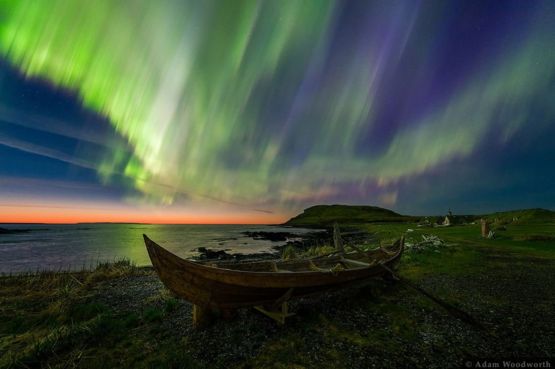 "Luces vikingas" / Imagen de Adam Woodworth