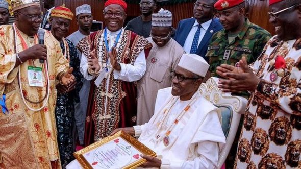 Shugaba Buhari a jihar Ebonyi