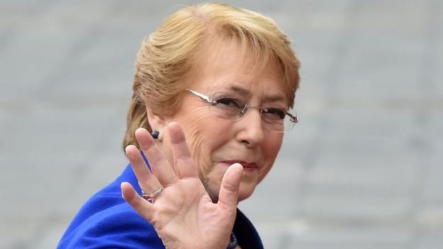 Chilean President Michelle Bachelet, July 2017
