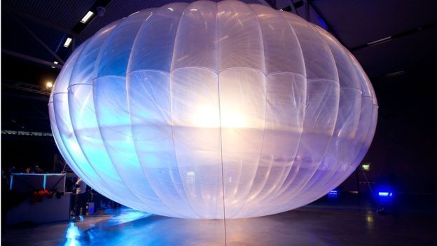 A Project Loon ballon