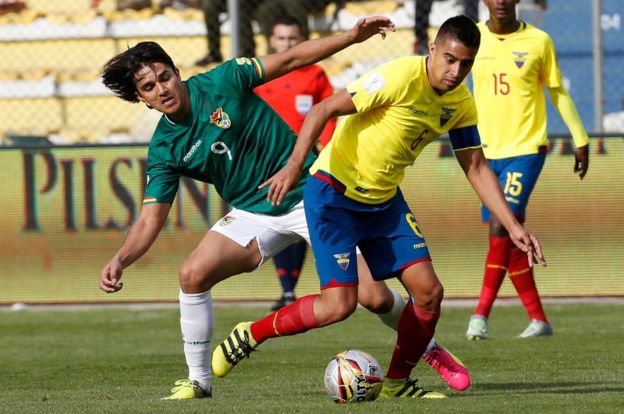 Bolivia y Ecuador en La Paz