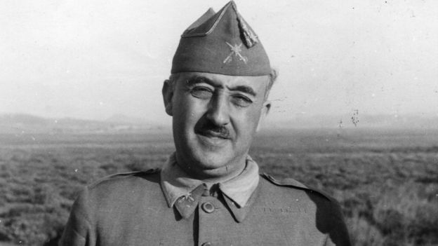 El general Franco en 1937.