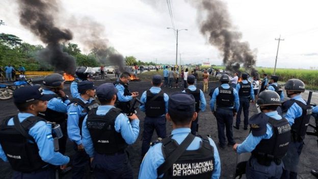 Policías Honduras