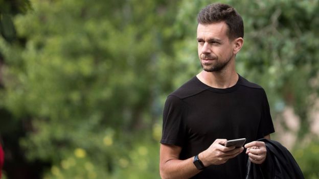 Twitter chief executive Jack Dorsey has not commented on the issue