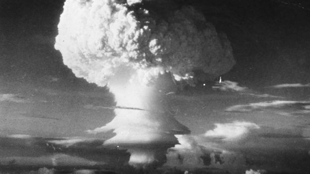 Imagem de uma detonação nuclear