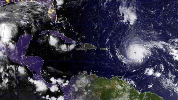 Hurrican Irma on 5 September