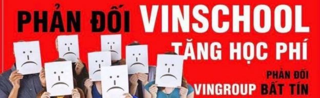Nhóm phụ huynh phản đối Vinschool tăng phí trên Facebook
