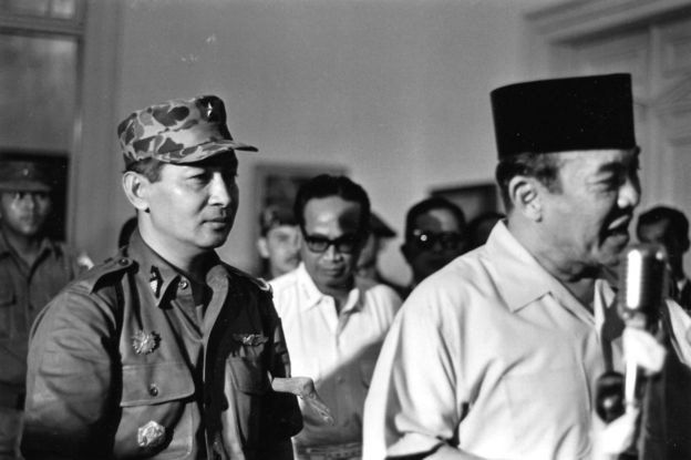 President Sukarno, followed by Major General Soeharto, announced a Letter of Order of March eleven at the Bogor Palace, which transferred power to officers who later ruled for 32 years