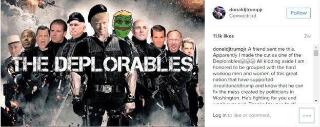 Donald Trump Jr. shared an altered version of the movie poster for 