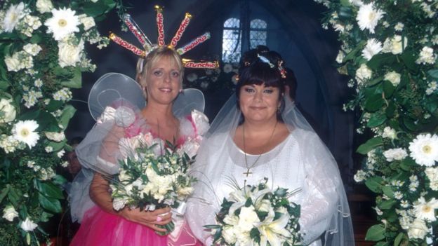 Emma Chambers and Dawn French