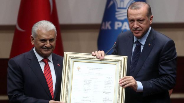 Başbakan Binali Yıldırım ve Cumhurbaşkanı Recep Tayyip Erdoğan