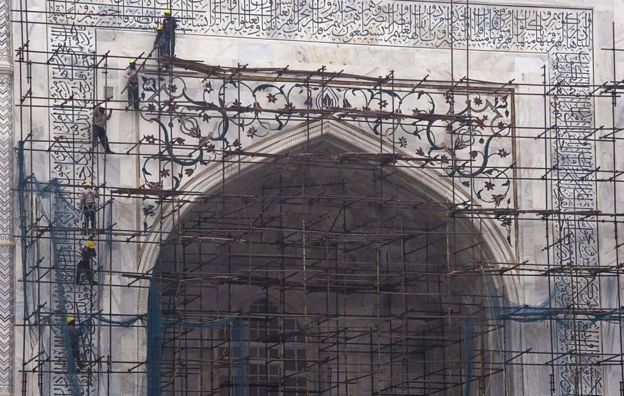 Dawladda ayaa si joogto ah u dayactirta Taj Mahal