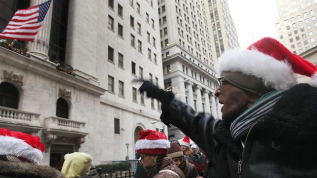 Protesta en Wall Street