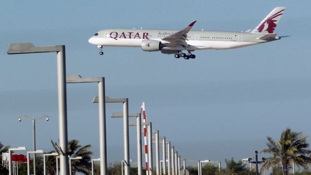 Qatar Airways plane