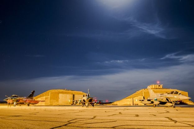 Aviones de combate franceses