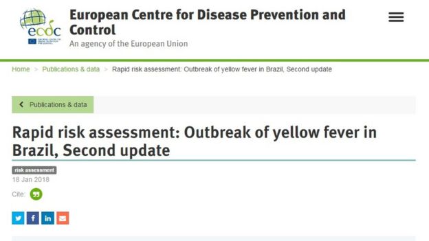 Centro Europeu para Prevenção e Controle de Doenças
