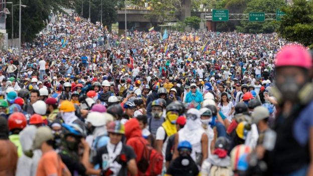 Las protestas en Venezuela ya acumulan dos meses.
