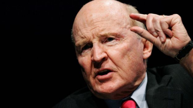 Jack Welch, el exjefe ejecutivo de General Electric