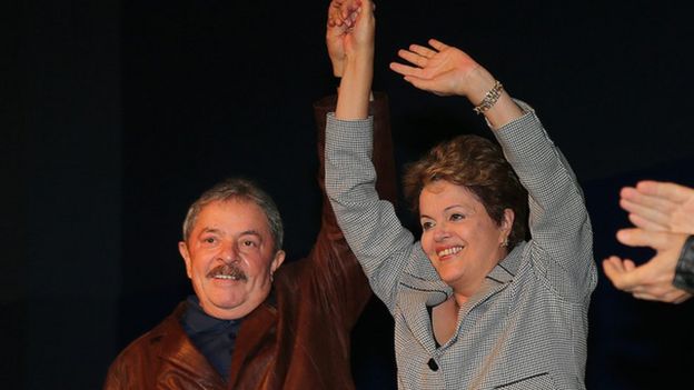 Lula com Dilma em 2013