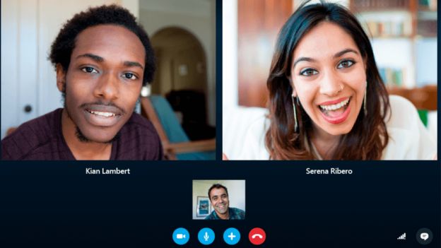 llamada grupal Skype