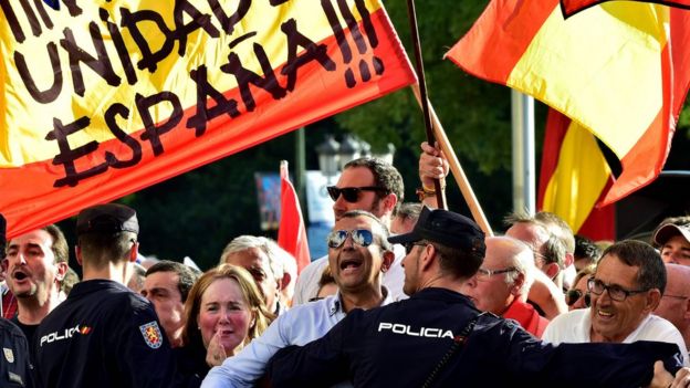 Protesta por la unidad de España
