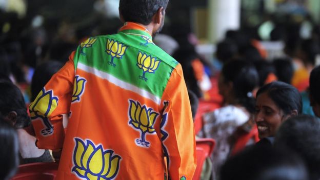 '2017 ஆம் நிதியாண்டில் பா.ஜ.கவின் வருமானம் ரூ.1,034 கோடி`