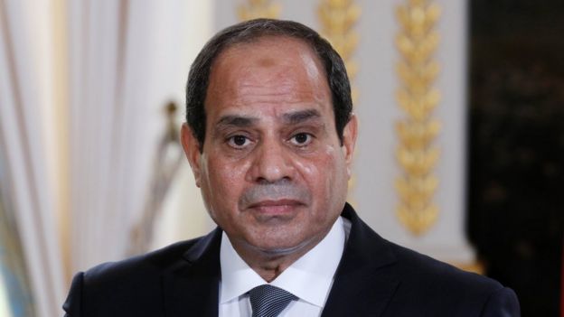El presidente egipcio, Al Sisi.