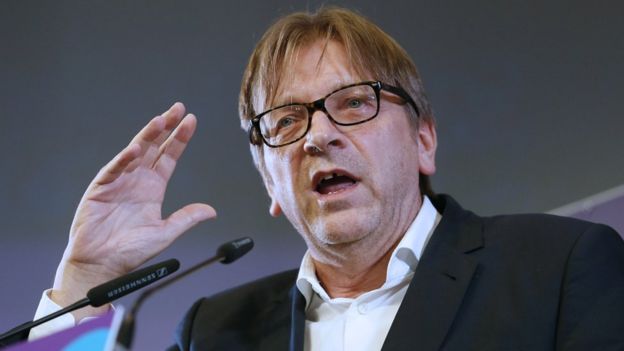 Eski Belçika Başbakanı Guy Verhofstadt, 2014 pic