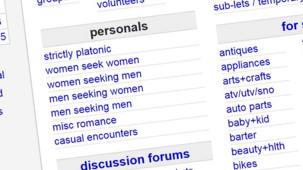 Craigslist drops dating ads after new law - World Justice News