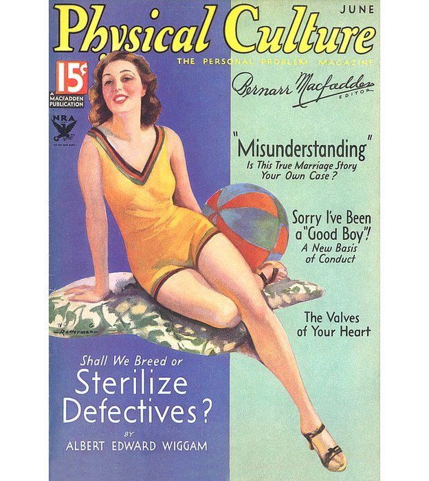 Capa da revista Physical Culture