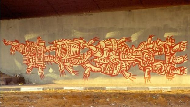 Grafite de Prades, de 1987, próximo à Paulista