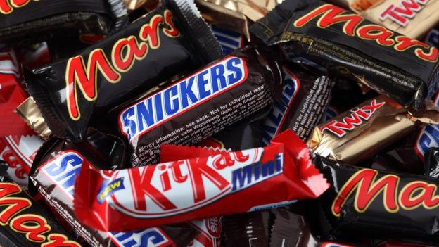 Barras de chocolate