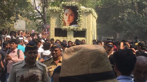 ஸ்ரீதேவிக்கு இறுதி பிரியாவிடை