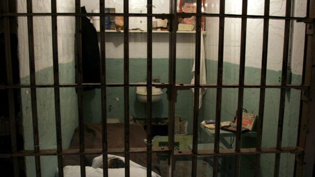 Cela que abrigava presos em Alcatraz
