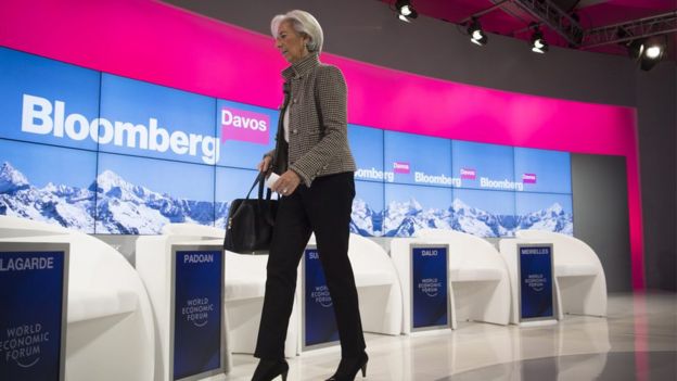 Lagarde em Davos