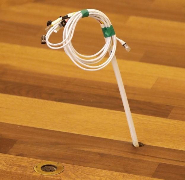 Nyaya zinaonekana katika eneo ambalo meza ya Trump kawaida huwa