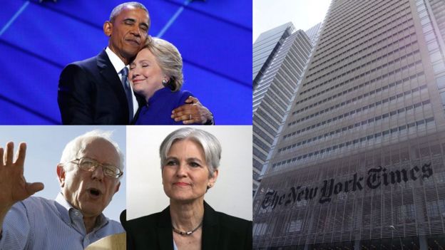 Clinton ayaa eedaysay Sanders iyo Obamad