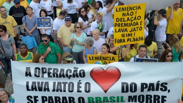 Manifestação de apoio à Lava Jato no Rio