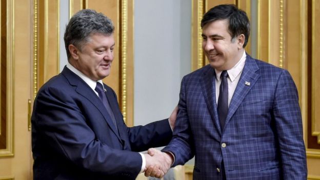 Порошенко Саакашвили