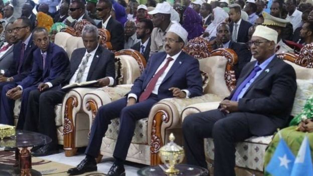 Madaxweyne Farmaajo oo ka qeybgalayay xafladdii caleemo saarkii Xaaf, Bishii Maarso ee Sanadkan