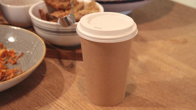 copo descartável de café