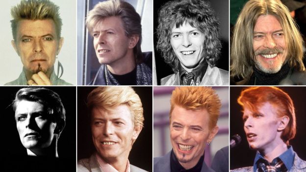 David Bowie a través de los años