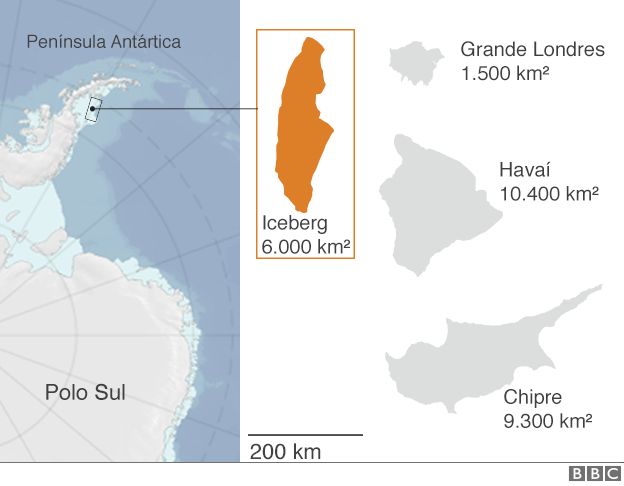 Mapa iceberg