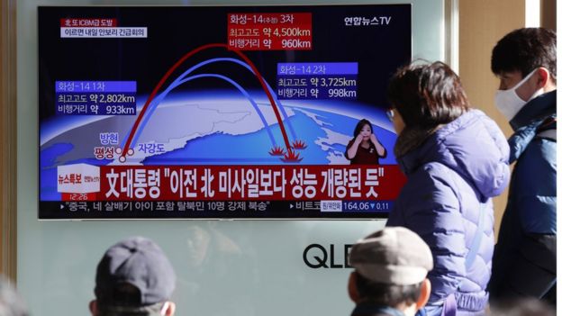 Corea del Norte asegura que lanzó un nuevo misil.