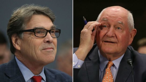 Energy Secretary Rick Perry and Agriculture Secretary Sonny Perdue are members of the Bible Study. "Ralph Drollinger is my life instructor," says Perry