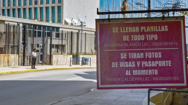 Embajada de EE.UU. en La Habana.